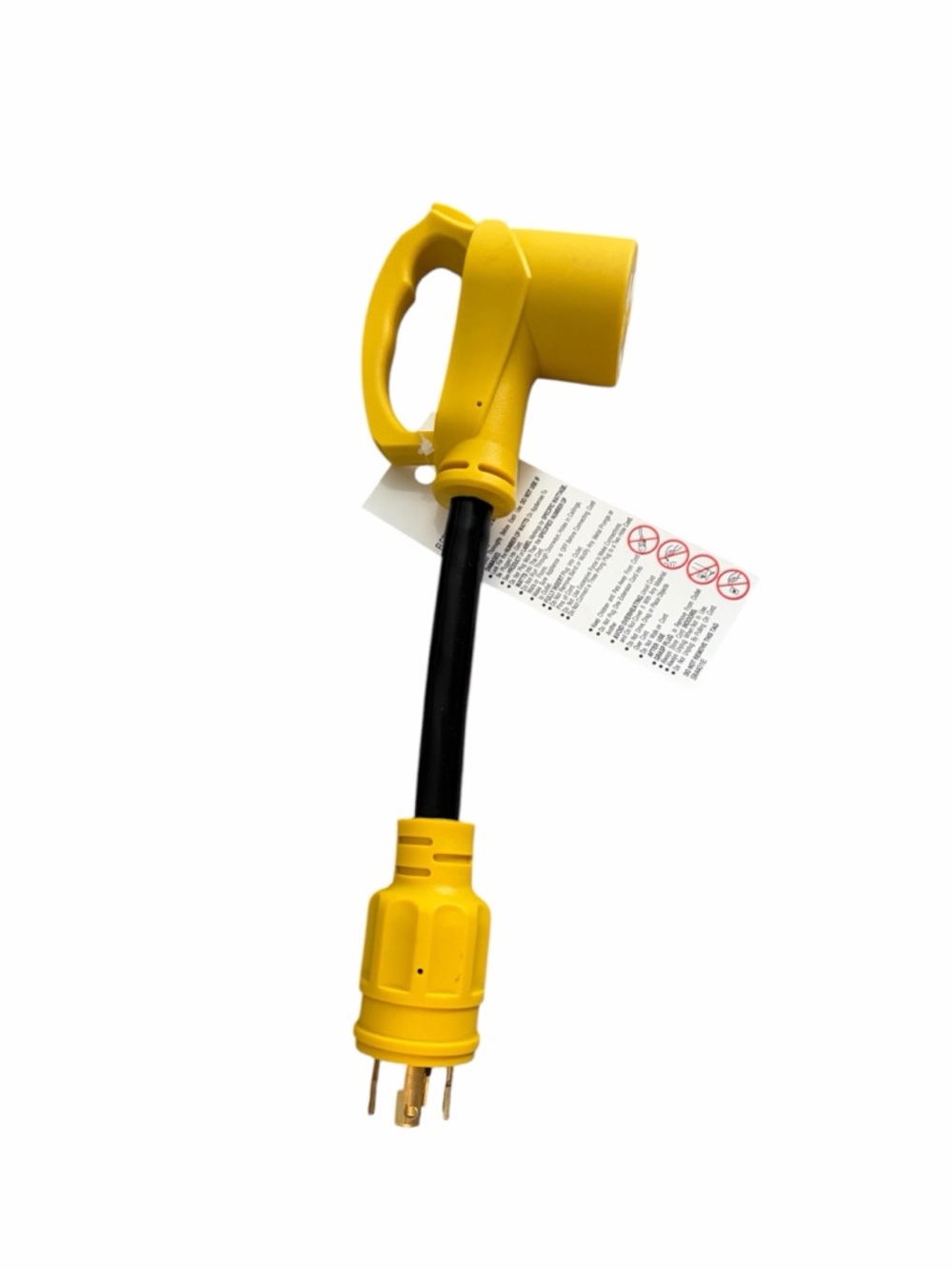12” 4-Prong Power Grip Generator Adapter 30A 125/250V NWT